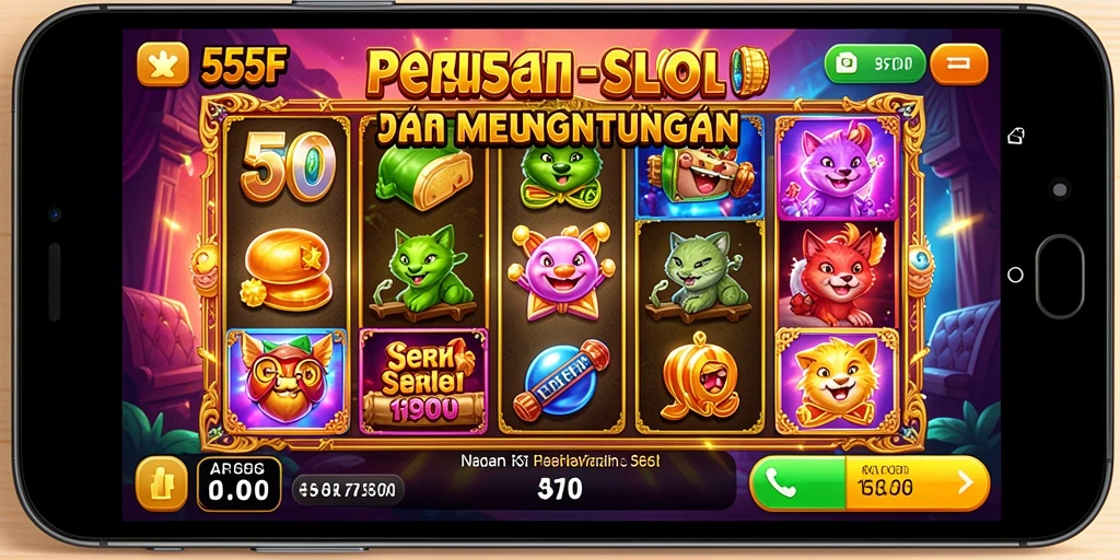 Tampilan gameplay menarik dari permainan Slot 555F.