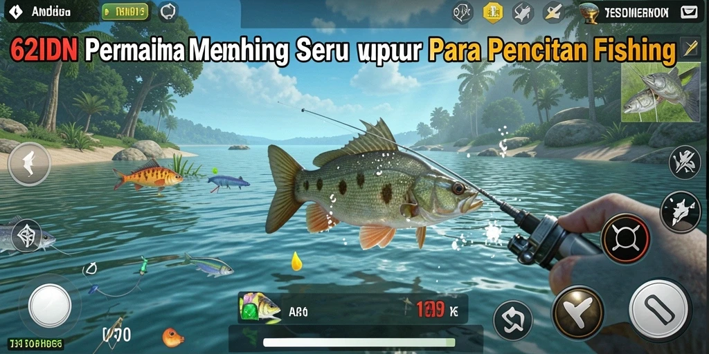 Tangkapan ikan yang menakjubkan dalam game Fishing 62IDN.
