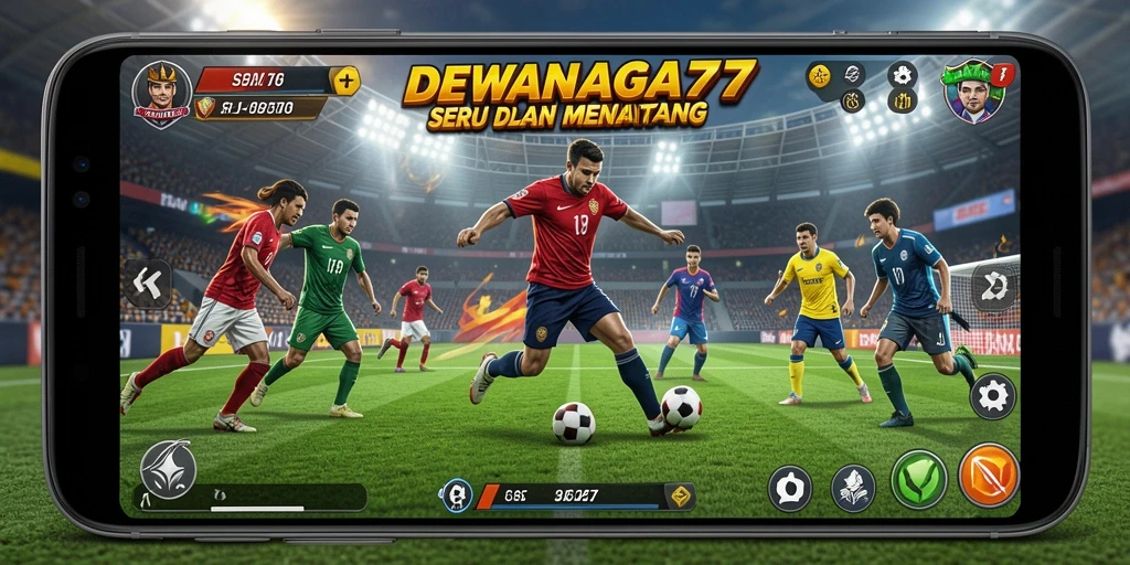 Gameplay seru DEWANAGA77 dengan aksi olahraga yang mendebarkan.