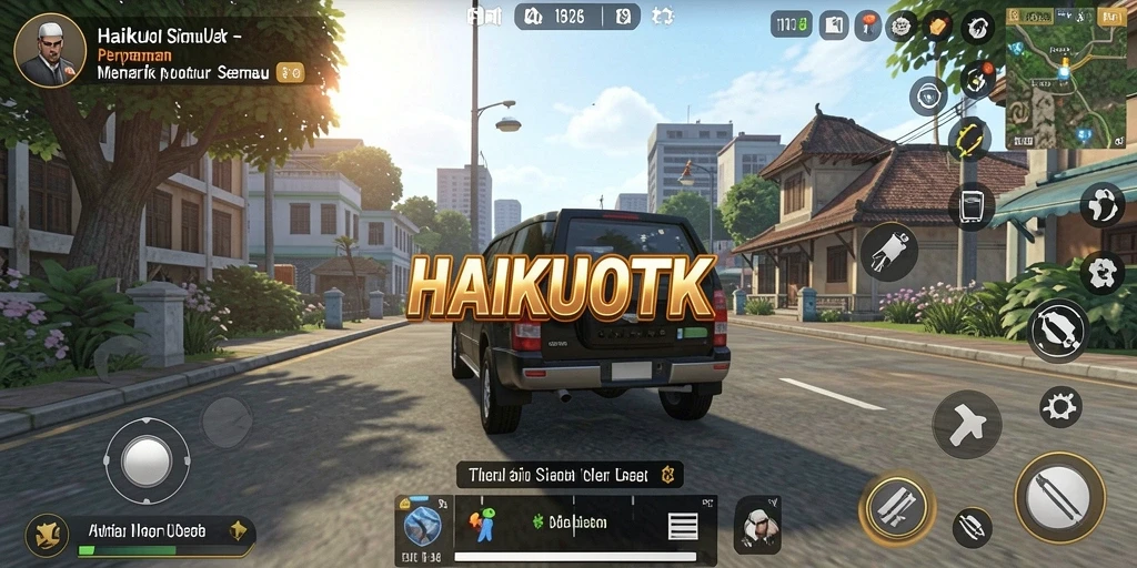 Screenshot utama HAIKUOTK dengan tampilan gameplay yang menarik.