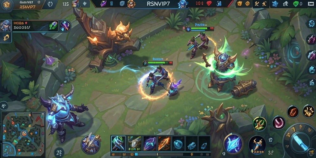 Tampilan aksi seru dalam gameplay RSNVIP7 yang penuh strategi.